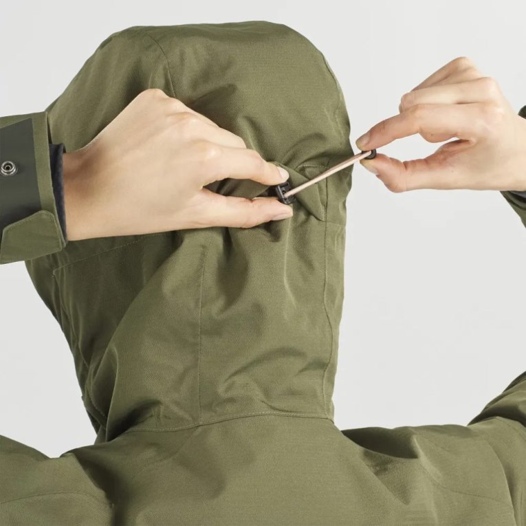 Chaquetas De Esquí Salomon Snow Rebel Insulated Hoodie Mujer Verde Oliva | MX BZRO891